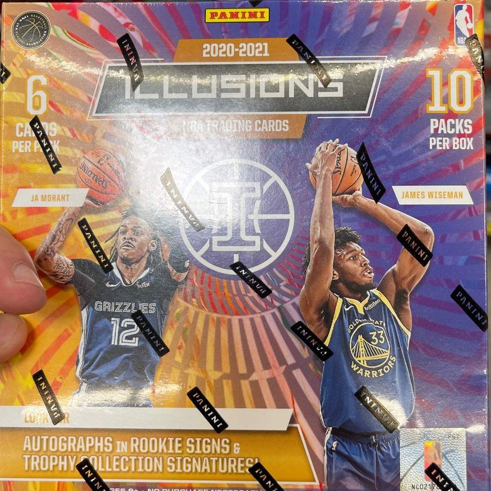 Brand new sealed Illusions panini box NBA sports cards